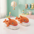 🦈 Pantofole Squaletto in Peluche Antiscivolo – Morbide e Divertenti